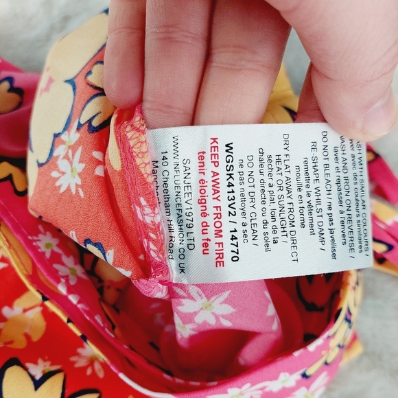 Vibrant Floral Wrap Midi Skirt - Picture 11 of 12